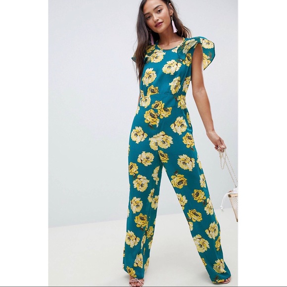 ASOS Pants - *NWT* ASOS Floral Print Jumpsuit
